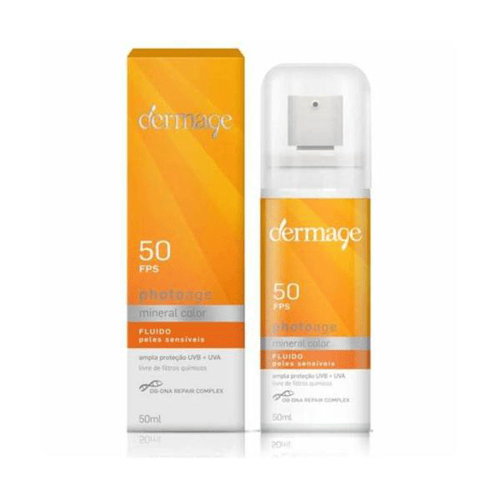 Protetor Solar Mineral Dermage - FPS50 Photoage 50Ml