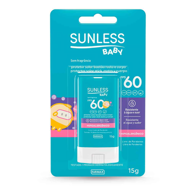 Imagem do produto Protetor Solar Em Bastão Sunless Baby Fps60 15G 15G