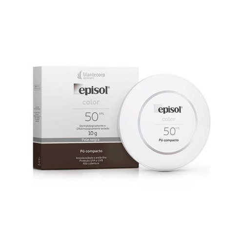 Imagem do produto Protetor Solar Episol Color Pele Negra Fps50 Pó Compacto 10G