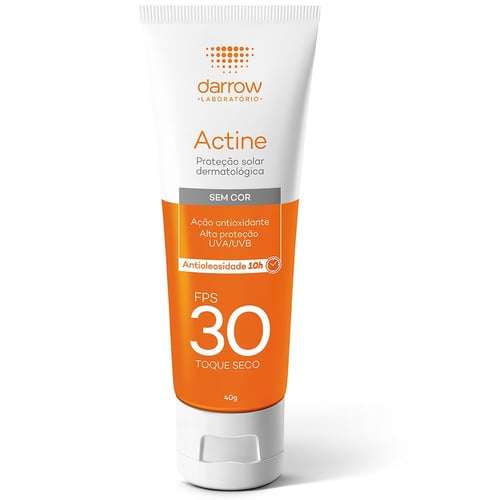 Imagem do produto Protetor Solar Facial Actine Sem Cor Fps 30 Com 40G Darrow 40G
