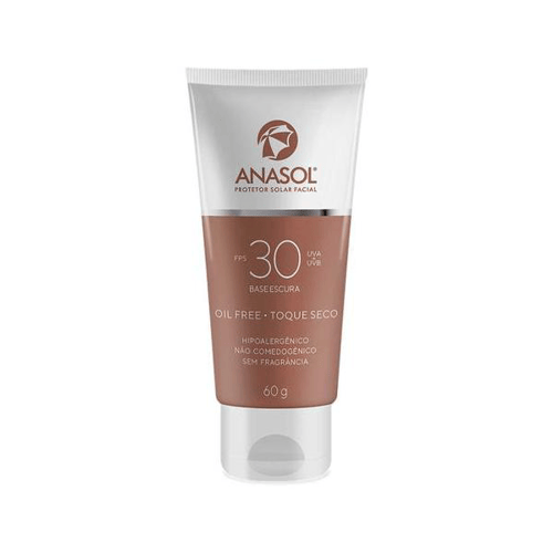 Imagem do produto Protetor Solar Facial Anasol Base Escura Fps30 Com 60G