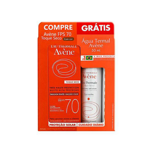 Protetor Solar Facial Avéne Toque Seco Cor Universal Fps50 50Ml Grátis Avéne Solar