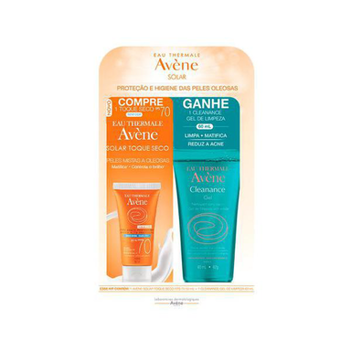 Imagem do produto Protetor Solar Facial Avéne Toque Seco Sem Cor Fps70 50Ml Grátis Gel D Avéne Solar