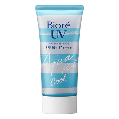 Imagem do produto Protetor Solar Facial Bioré Uv Watery Essence Aqua Rich Cool Com 50G 50G