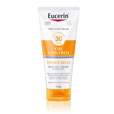 Protetor Solar Gel-Creme Eucerin Sun Toque Seco Fps30 200Ml