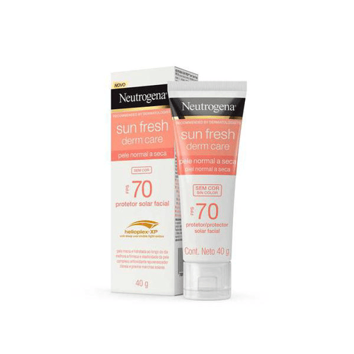 Imagem do produto Protetor Solar Facial Neutrogena Derm Care 70 FPS Sem Cor 40G