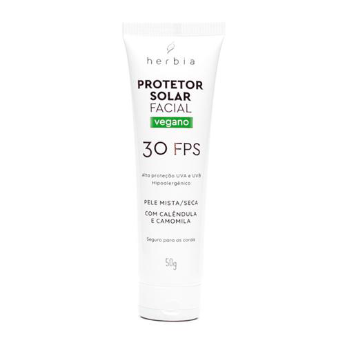 Imagem do produto Protetor Solar Facial Pele Mista Ou Seca Certificado Ibd Herbia 50G