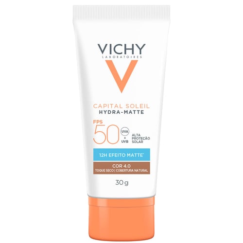 Imagem do produto Protetor Solar Facial Vichy Hydra Matte Fps50 Cor 4.0 30G
