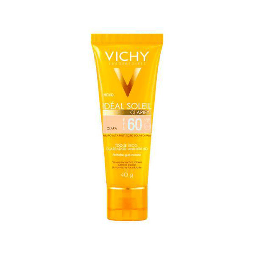 Protetor Solar Facial - Vichy Idéal Soleil Clarify Pele Clara Fps60 40G