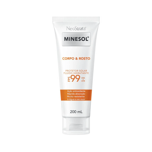 Protetor Solar Neostrata Minesol Fluido Hidratante Antioxidante Fps99 Corpo & Rosto 200Ml