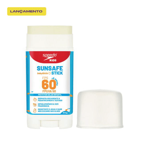 Imagem do produto Protetor Solar Infantil Fps60 Sunsafe Baby Kids Speedo Kids 50G Pink Cheeks
