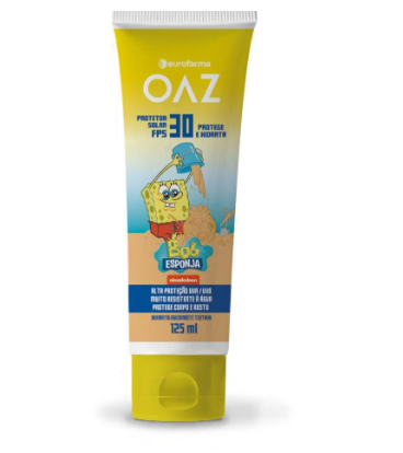 Imagem do produto Protetor Solar Infantil Oaz Fps 30 Bob Esponja 125Ml