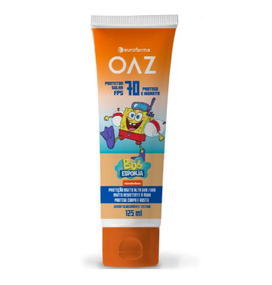 Imagem do produto Protetor Solar Infantil Oaz Fps 70 Bob Esponja 125Ml