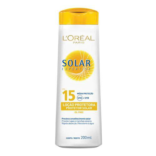 Protetor Solar L'oréal Expertise Fps15 200Ml - Fps 15 200Ml