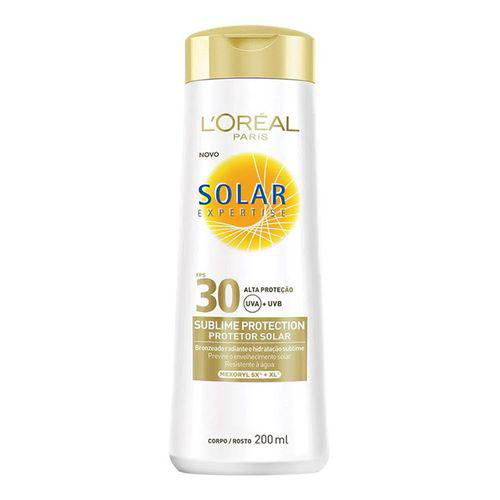 Protetor Solar Loréal Expertise Sublime Protection Fps 30 200Ml