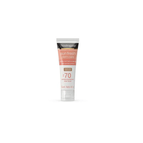 Imagem do produto Protetor Solar Facial Neutrogena Sun Fresh Derm Care 70 FPS 40G