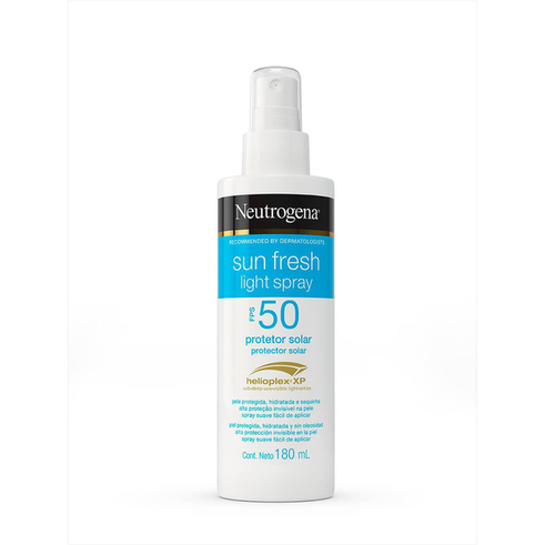 Protetor Solar Corporal Neutrogena Sun Fresh Light Spray FPS50 180Ml