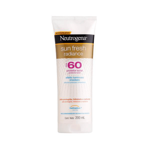 Protetor Solar Neutrogena Sun Fresh Radiance Fps 60 200Ml