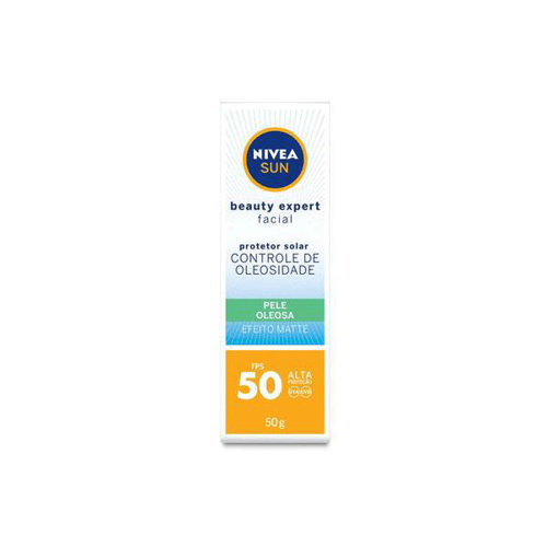 Protetor Solar Nivea Sun Beauty Pele Oleosa Fps50 50G