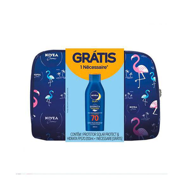 Imagem do produto Protetor Solar Nivea Sun Protect & Hidrata Fps 70 Loção 200Ml + Grátis 1 Nécessaire