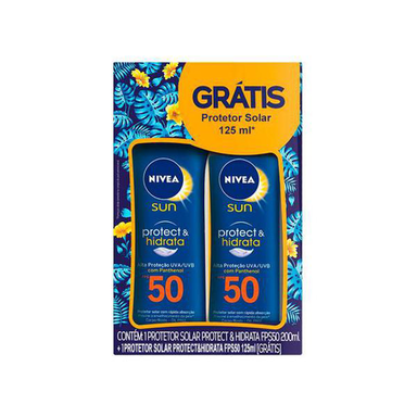 Imagem do produto Protetor Solar Nivea Sun Protect & Hidrata Fps50 200Ml Grátis Protetor