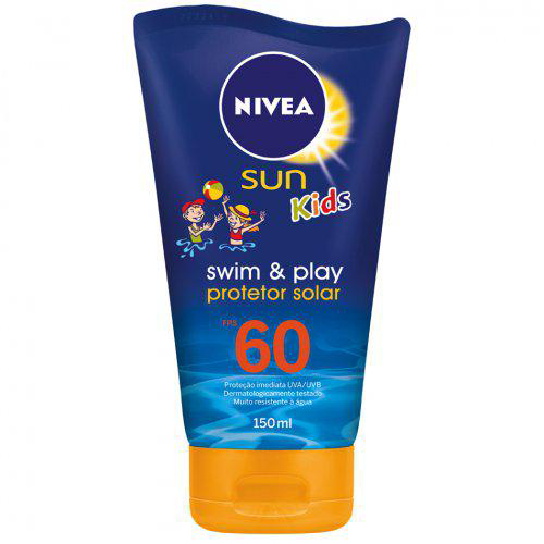 Imagem do produto Protetor Solar Nivea Sun Swim E Play Fps 60 125Ml Grátis Bola Inflável