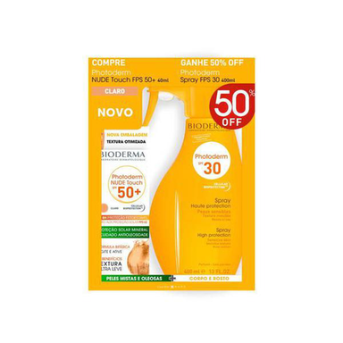 Imagem do produto Protetor Solar Photoderm Nude Touch Claro Fps50+Spray Fps30