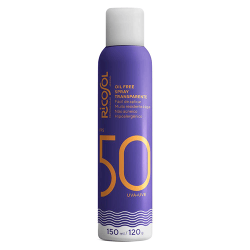 Imagem do produto Protetor Solar Ricosol Fps 50 Aerosol 150Ml / 120G Dahuer