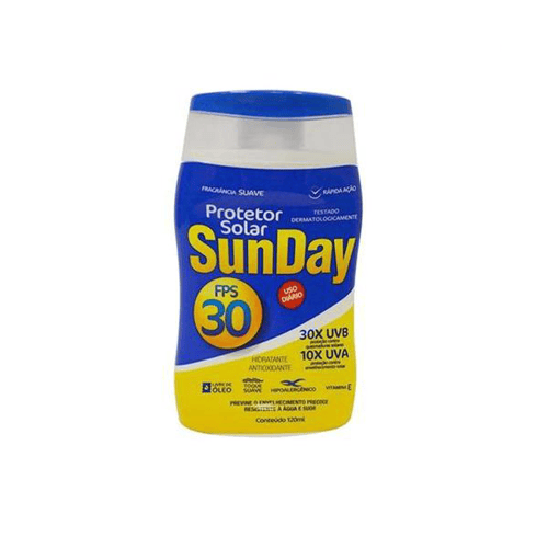 Imagem do produto Protetor Solar Sunday Fps30 Uva Corporal 120Ml Nutriex