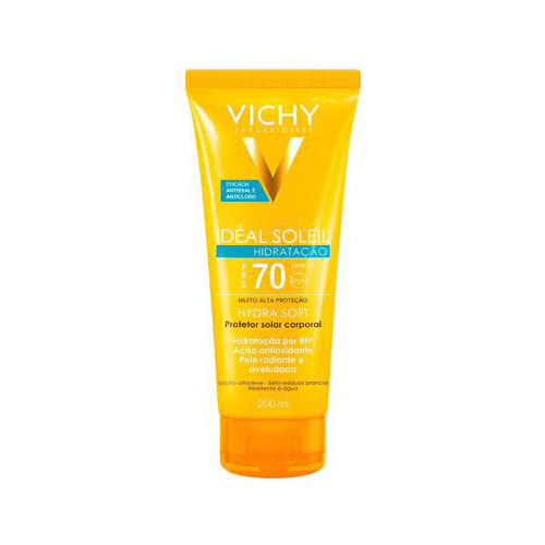 Protetor Solar Corporal Vichy Idéal Soleil Hydrasoft FPS70 200Ml