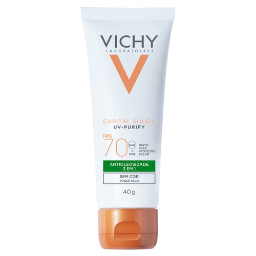 Protetor Solar Vichy Purify Fps70 Sem Cor 40G