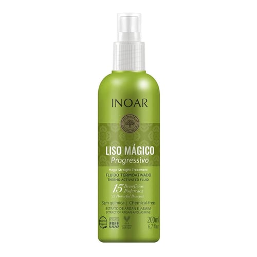 Imagem do produto Protetor Termoativo Para Cabelos Inoar Liso Mágico Progressivo Fluido Com 200Ml