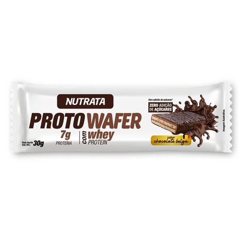 Imagem do produto Proto Wafer 1 Unidade De 30G Chocolate Nutrata