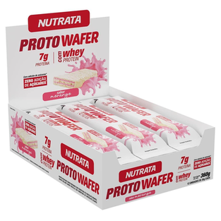 Imagem do produto Proto Wafer 12 Unidades De 30G Morango Nutrata