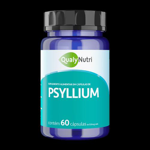 Psyllium Com 60 Cápsulas Qualy Nutri