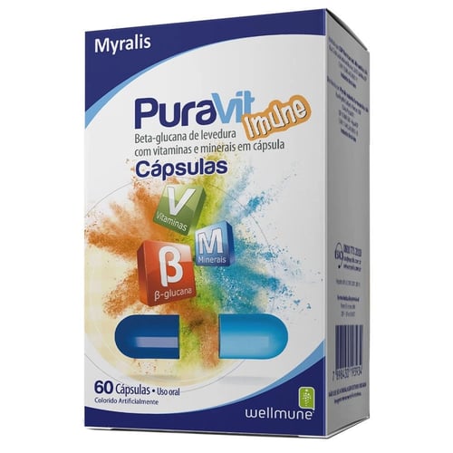 Imagem do produto Puravit Imune Com 60 Cápsulas