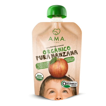 Imagem do produto Purê De Frutas Ama Time Orgnico Maçã 90G