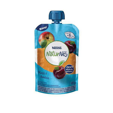 Imagem do produto Purê Orgnico Nestlé Naturnes Maçã E Ameixa Com 99G