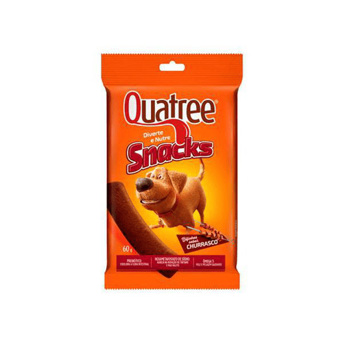 Imagem do produto Quatree Snacks Bifinho Sabor Churrasco 60G
