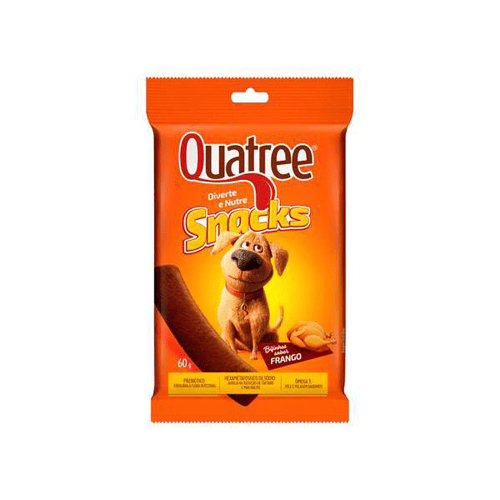 Imagem do produto Quatree Snacks Bifinho Sabor Frango 60G