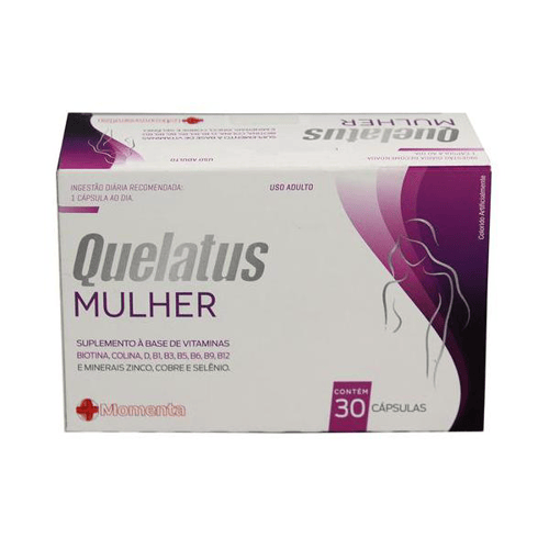 Quelatus Mulher Com 30 Cápsulas