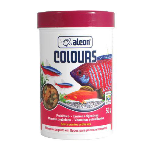 Ração Alcon Colours Flocos 50G