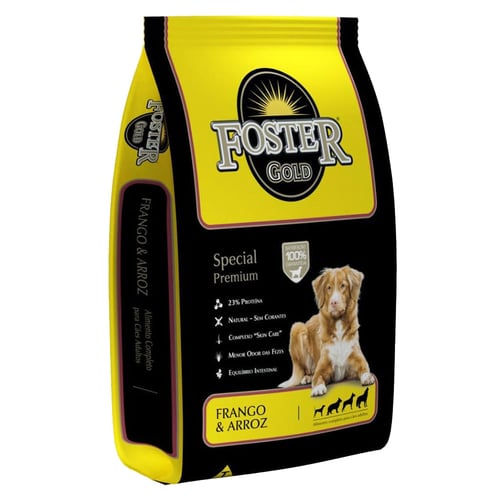 Imagem do produto Ração Para Cães Foster Gold Frango E Arroz Adultos 1Kg