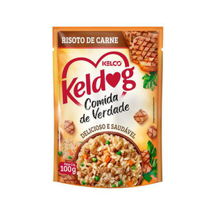 Imagem do produto Ração Para Cães Keldog Risoto De Carne Sachê 100G