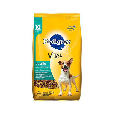 Imagem do produto Ração Para Cães Pedigree Adultos Raças Pequenas Sabor Carne 10,1Kg