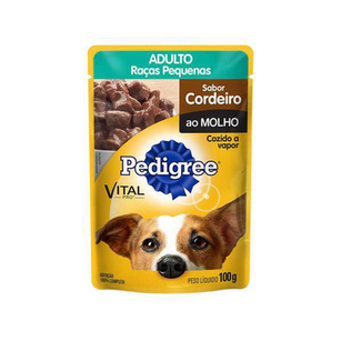 Ração Para Cão Pedigree Adulto Cordeiro Ao Molho Pacote