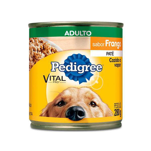 Ração Para Cão Pedigree Adulto Frango Lata Ração Para Cão Pedigree Adulto Sabor Frango 280G