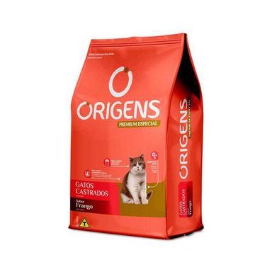 Imagem do produto Ração Para Gatos Castrados Origens Premium Especial Sabor Frango 3Kg
