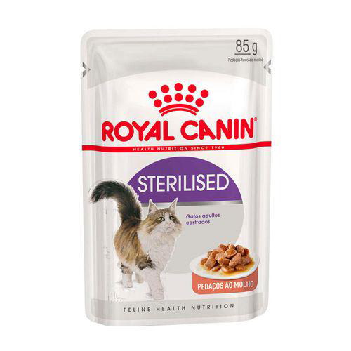 Imagem do produto Ração Royal Canin Wet Sterilised 85G Ração Royal Canin Veterinary Diet Feline Wet Sterilised 85G