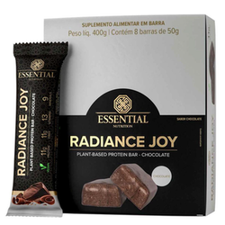 Imagem do produto Radiance Joy Barra Proteina Vegana 8 Unid 50G 400G Essential